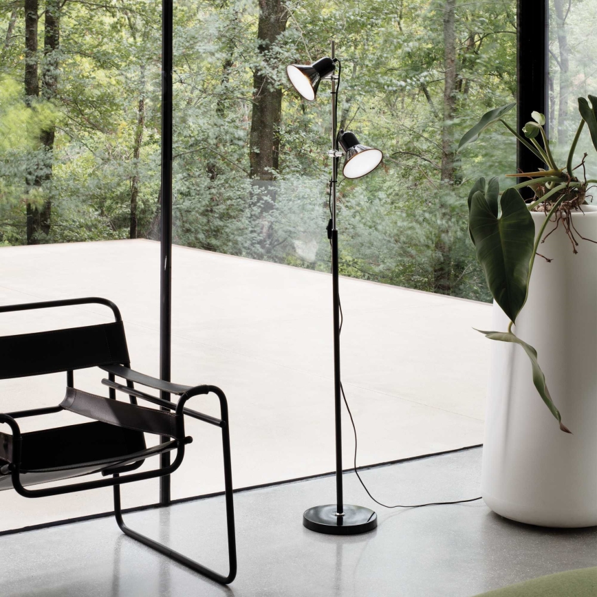 Ideal Lux - Lampa stojąca 2xE27/60W/230V czarna