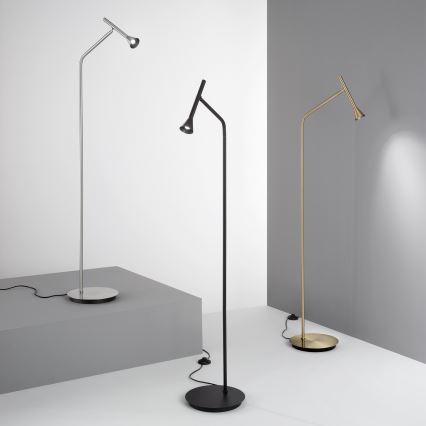 Ideal Lux - Lampa stojąca DIESIS LED/4,5W/230V CRI 95 matowy chrom
