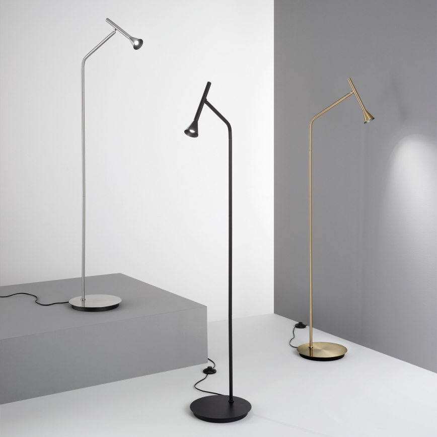 Ideal Lux - Lampa stojąca DIESIS LED/4,5W/230V CRI 95 matowy chrom
