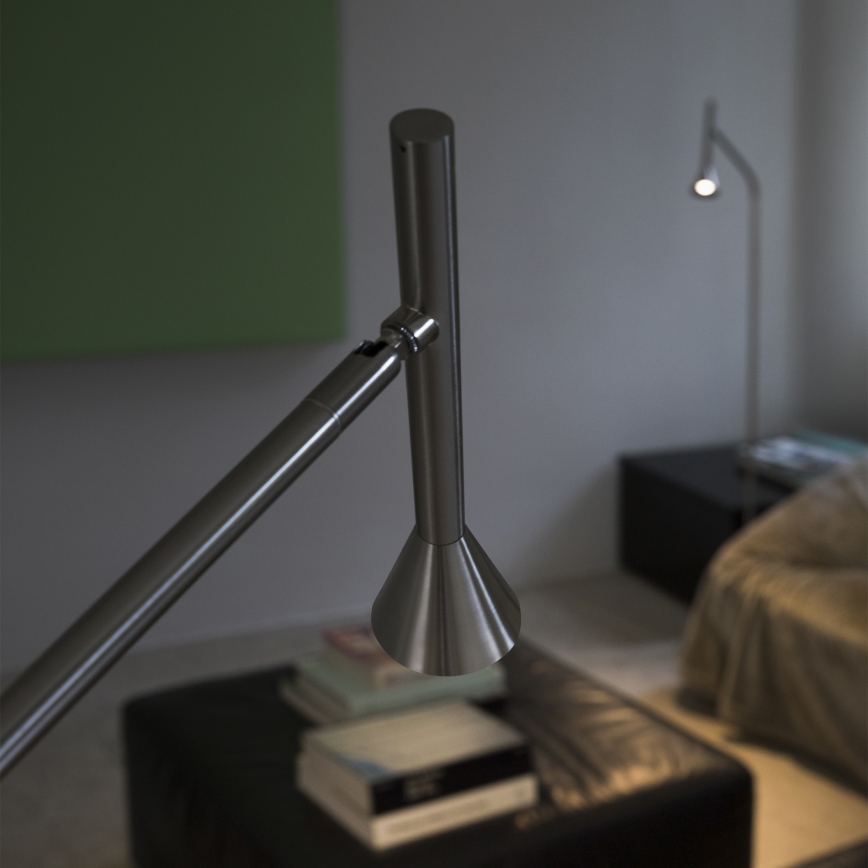 Ideal Lux - Lampa stojąca DIESIS LED/4,5W/230V CRI 95 matowy chrom