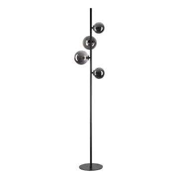 Ideal Lux - Lampa stojąca LED PERLAGE 4xG9/3W/230V czarna/dymiona