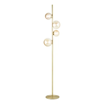 Ideal Lux - Lampa stojąca LED PERLAGE 4xG9/3W/230V złota/dymny beż
