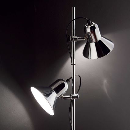 Ideal Lux - Lampa stojąca POLLY 2xE27/60W/230V czarna