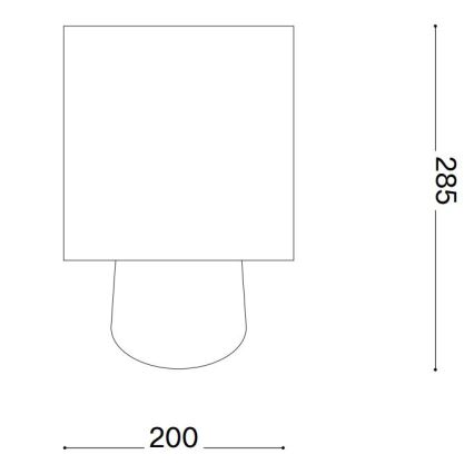 Ideal Lux - Lampa stołowa KALI 1xE14/40W/230V ceramika/kremowy/beżowy