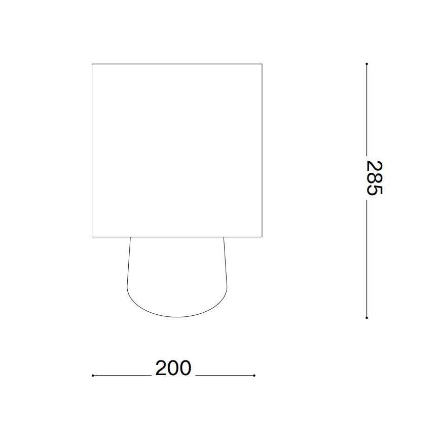 Ideal Lux - Lampa stołowa KALI 1xE14/40W/230V ceramika/kremowy/beżowy