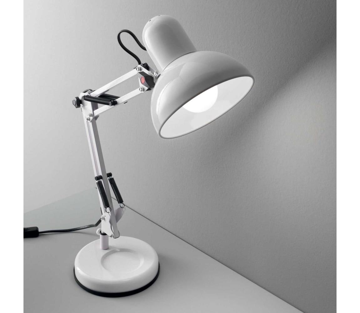 Ideal Lux - Lampa stołowa 1xE27/40W/230V biały
