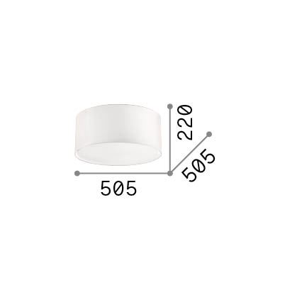 Ideal Lux - Lampa sufitowa 3xE27/60W/230V