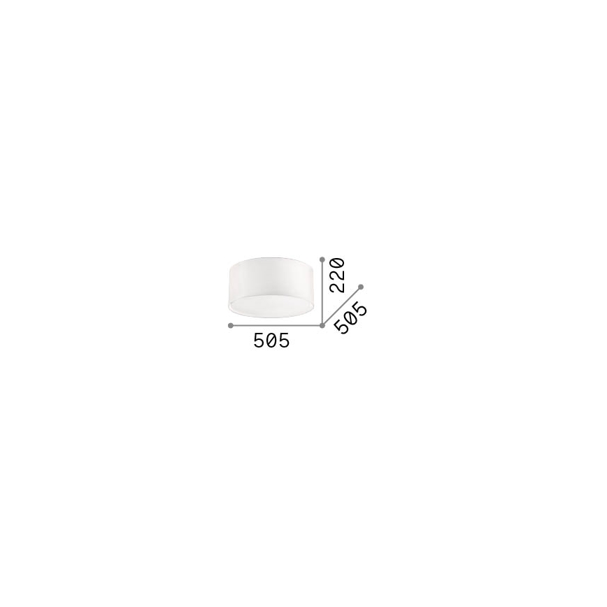 Ideal Lux - Lampa sufitowa 3xE27/60W/230V