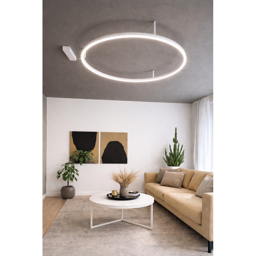 Ideal Lux - LED lampa sufitowa ORACLE SLIM LED/29W/230V 2700K CRI 90 śr. 50 cm biała