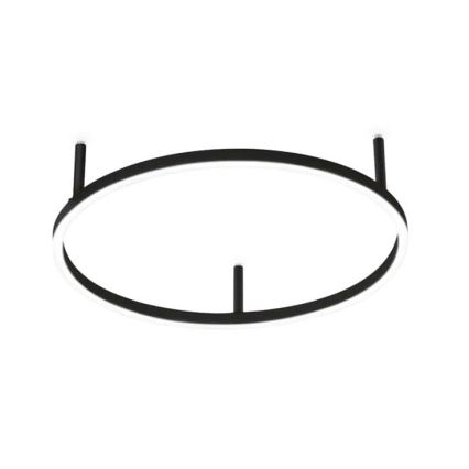 Ideal Lux - Lampa sufitowa LED ORACLE SLIM LED/29W/230V 3000K CRI 90 śr. 50 cm czarna