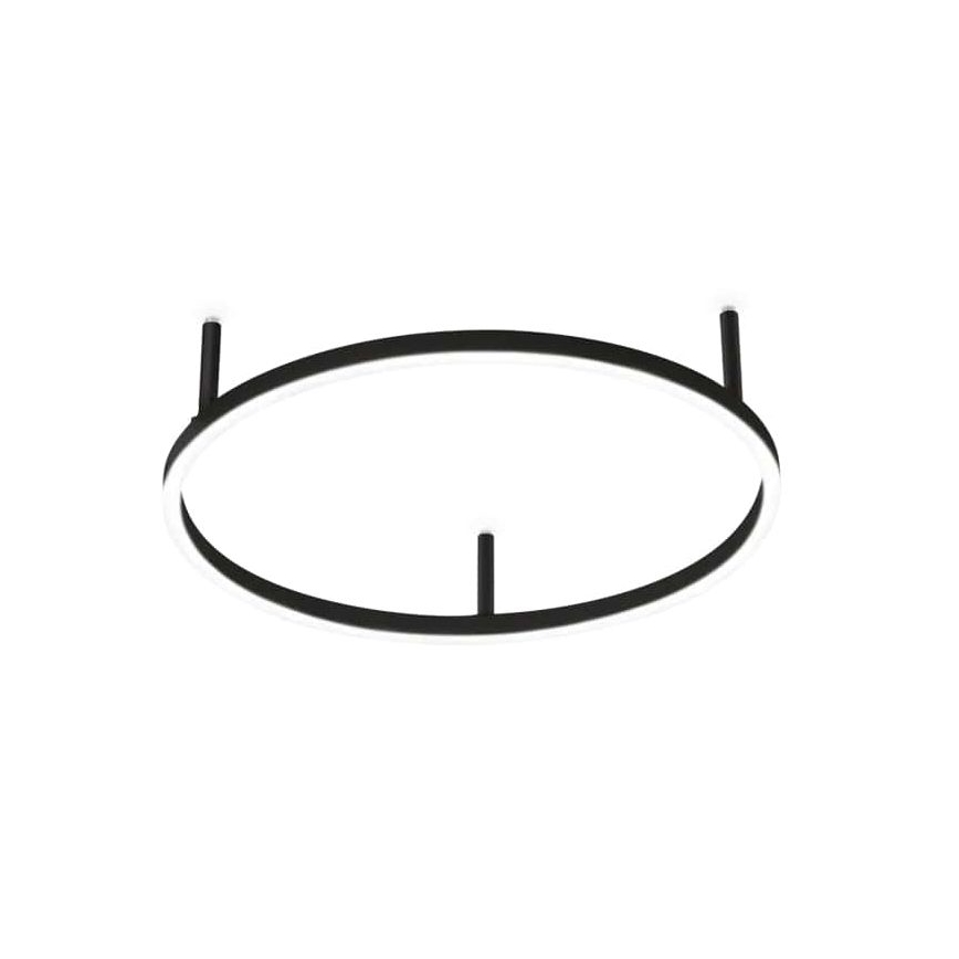 Ideal Lux - Lampa sufitowa LED ORACLE SLIM LED/29W/230V 3000K CRI 90 śr. 50 cm czarna