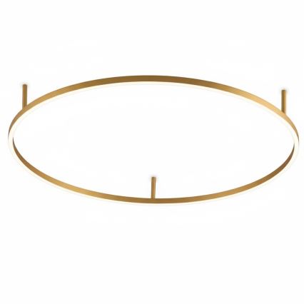 Ideal Lux - Lampa sufitowa LED ORACLE SLIM LED/37W/230V 3000K CRI 90 śr. 70 cm złota