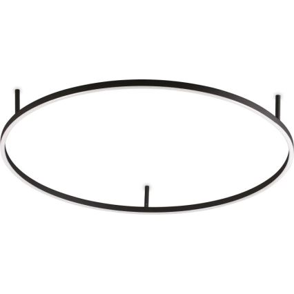 Ideal Lux - Lampa sufitowa LED ORACLE SLIM LED/53W/230V 4000K CRI 90 śr. 90 cm czarna