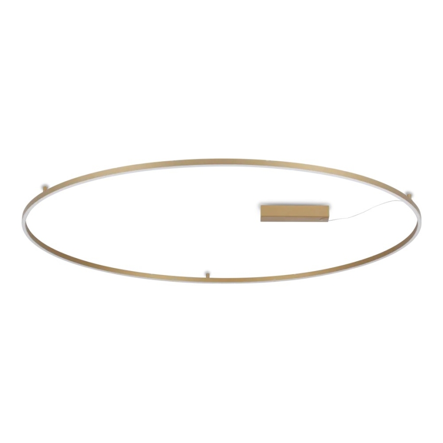 Ideal Lux - Lampa sufitowa LED ORACLE SLIM LED/81W/230V 3000K CRI 90 śr. 150 cm złota