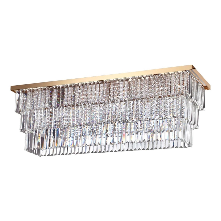 Ideal Lux - Lampa sufitowa MARTINEZ 8xE14/40W/230V złota