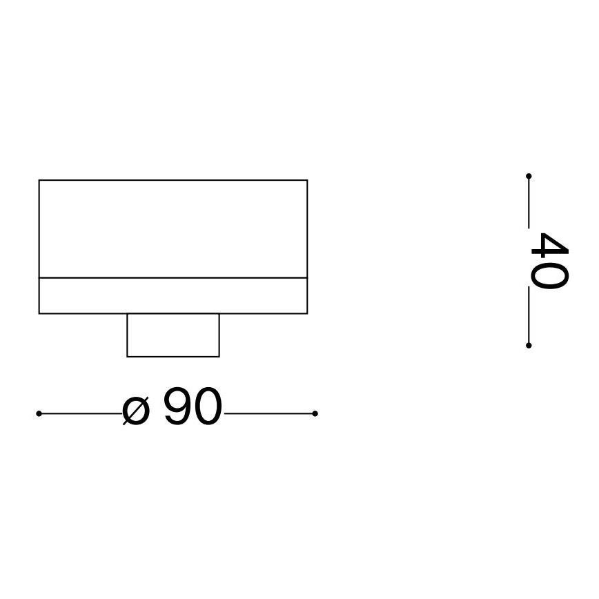 Ideal Lux - Lampa sufitowa zewnętrzna CLIO 1xE27/42W/230V IP44 antracyt