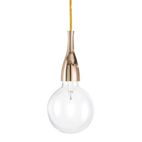 Ideal Lux - Lampa wisząca 1xE27/42W/230V złoty