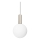 Ideal Lux - Lampa wisząca LED na linku ODEON LED/8W/230V CRI 90 Ø 20 cm beżowa/biała