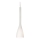 Ideal Lux - Lampa wisząca na lince FLUT 1xE14/40W/230V śr. 10,5 cm biała