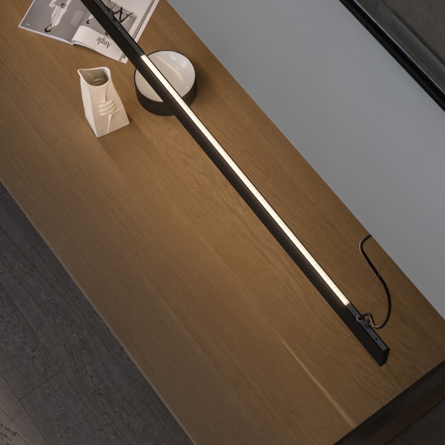 Ideal Lux - Lampa wisząca na lince LINUS LED/32W/230V 4000K CRI 90 120 cm czarna