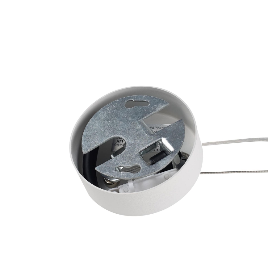 Ideal Lux - Lampa wisząca na lince MAPA 1xE27/42W/230V śr. 40 cm biała