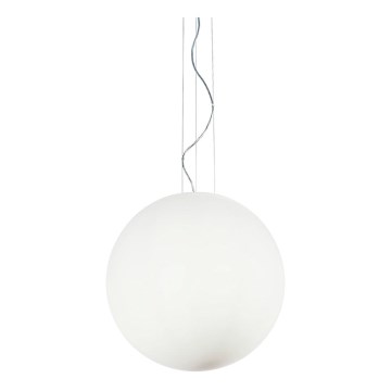 Ideal Lux - Lampa wisząca na lince MAPA 1xE27/42W/230V, śr. 50 cm, biała