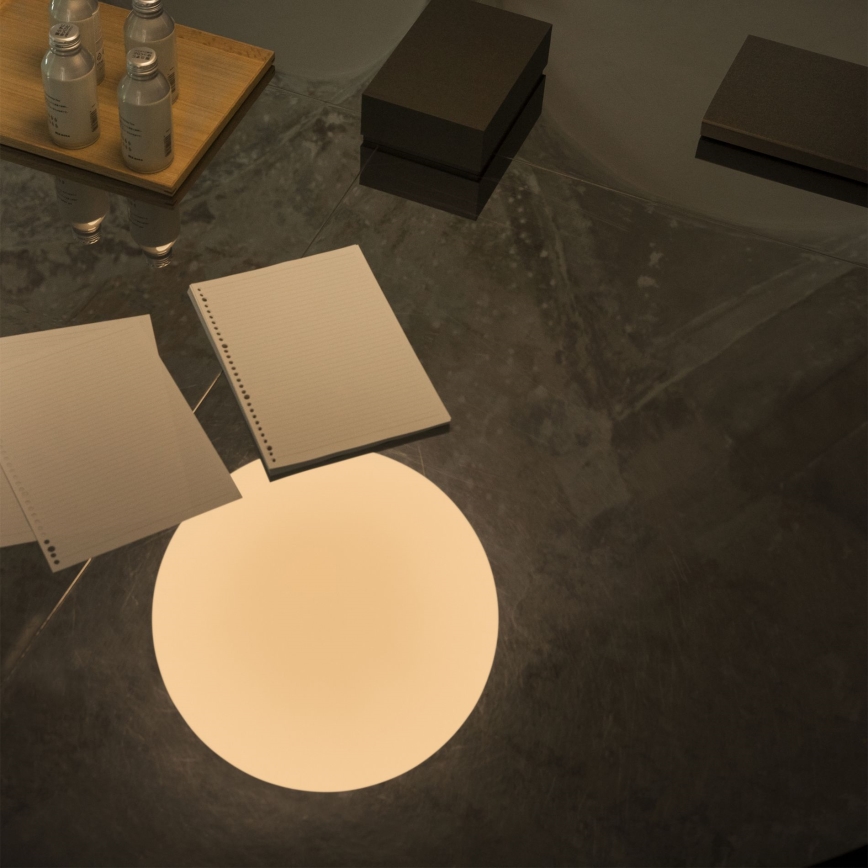 Ideal Lux - Lampa wisząca na lince MAPA 1xE27/42W/230V, śr. 50 cm, biała