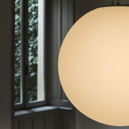 Ideal Lux - Lampa wisząca na lince MAPA 1xE27/42W/230V, śr. 50 cm, biała