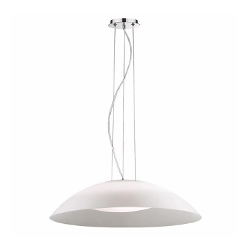 Ideal Lux - Lampa wisząca na linkach 3xE27/60W/230V średnica 64 cm biała