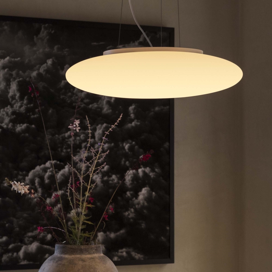 Ideal Lux - Lampa wisząca na linkach SMARTIES 3xE27/42W/230V śr. 42,5 cm biała