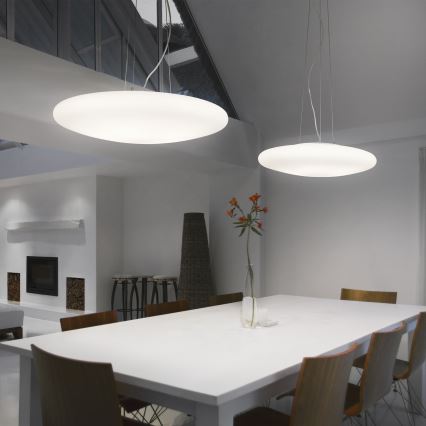 Ideal Lux - Lampa wisząca na linkach SMARTIES 3xE27/42W/230V śr. 42,5 cm biała