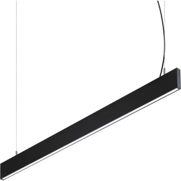 Ideal Lux - Lampa wisząca na linkach STEEL LED/29W/230V 3000K CRI 90 120 cm czarna