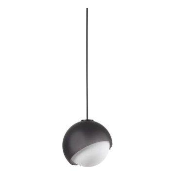 Ideal Lux - Lampa wisząca na przewodzie BLOOM 1xE27/42W/230V śr. 17 cm czarna
