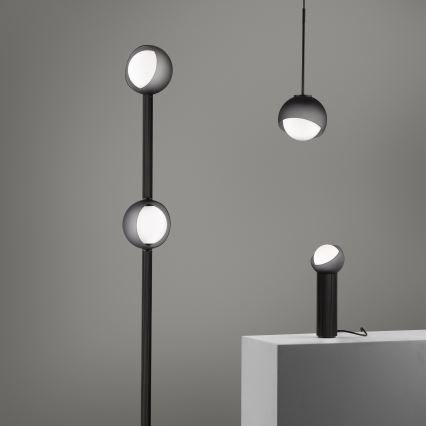 Ideal Lux - Lampa wisząca na przewodzie BLOOM 1xE27/42W/230V Ø 22 cm czarna