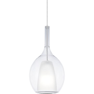 Ideal Lux - Lampa wisząca na przewodzie KALIQUE 1xE27/42W/230V śr. 18 cm przezroczysta