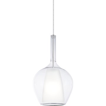 Ideal Lux - Lampa wisząca na przewodzie KALIQUE 1xE27/42W/230V średnica 18 cm przezroczysta