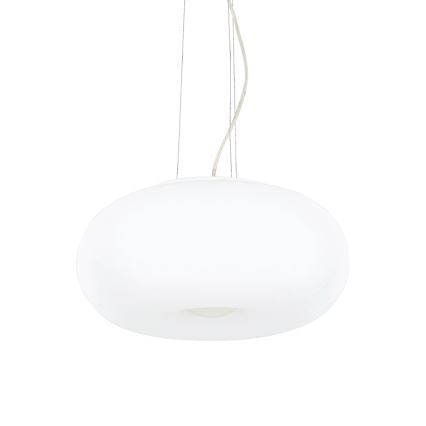 Ideal Lux - Lampa wisząca na przewodzie ULISSE 3xE27/60W/230V śr. 42 cm biała