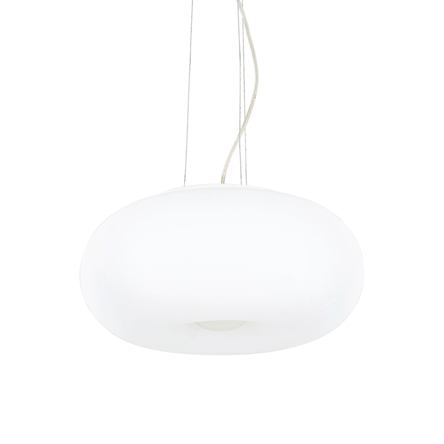 Ideal Lux - Lampa wisząca na przewodzie ULISSE 3xE27/60W/230V śr. 42 cm biała