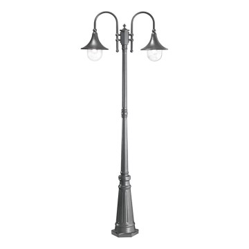 Ideal Lux - Lampa zewnętrzna CIMA 2xE27/52W/230V 216 cm IP43 antracyt