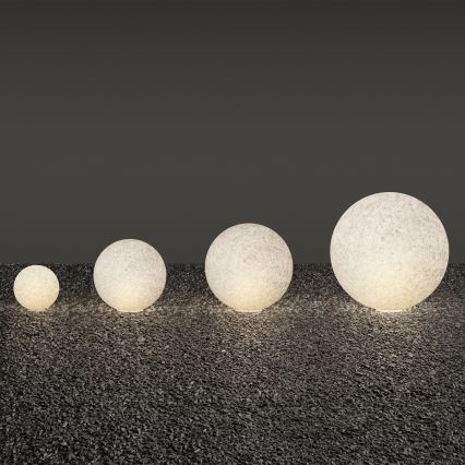 Ideal Lux - Lampa zewnętrzna DORIS 1xE27/60W/230V śr. 48 cm IP44 szara