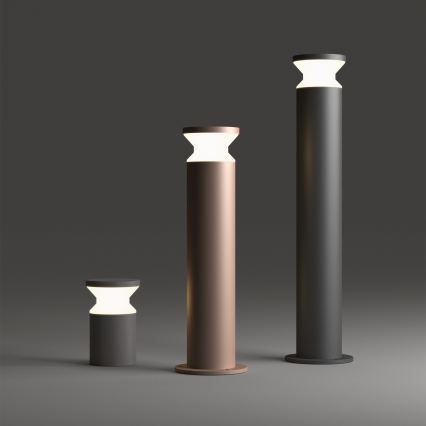 Ideal Lux - Lampa zewnętrzna TORRE 1xE27/15W/230V 60 cm IP65 brązowa