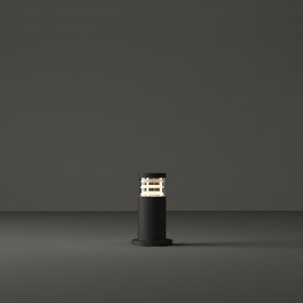 Ideal Lux - Lampa zewnętrzna TRONCO 1xE27/42W/230V 25 cm IP65 czarna