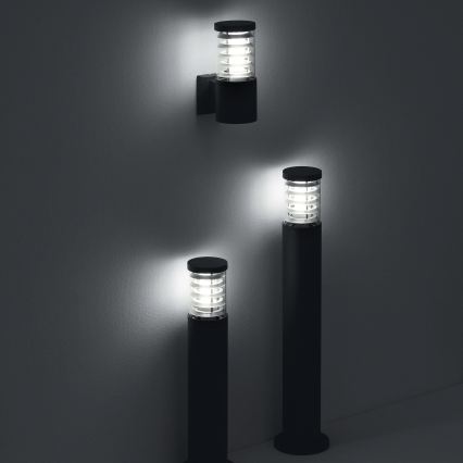 Ideal Lux - Lampa zewnętrzna TRONCO 1xE27/42W/230V 80 cm IP65 czarna