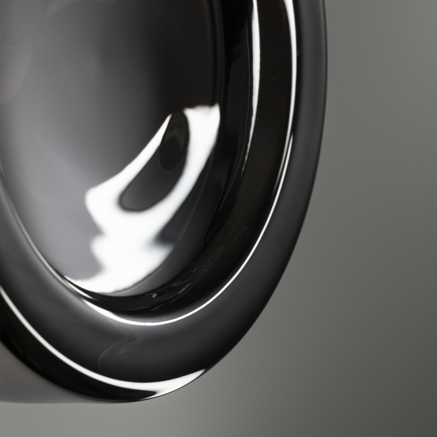 Ideal Lux - LED łazienkowy plafon LOLLY 1xGX53/9W/230V śr. 10,5 cm czarny/dymiony