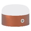 Ideal Lux - LED dotykowa lampa stołowa ściemnialna MIGNON LED/5W/5V 1500 mAh śr. 10 cm CRI 90 miedź