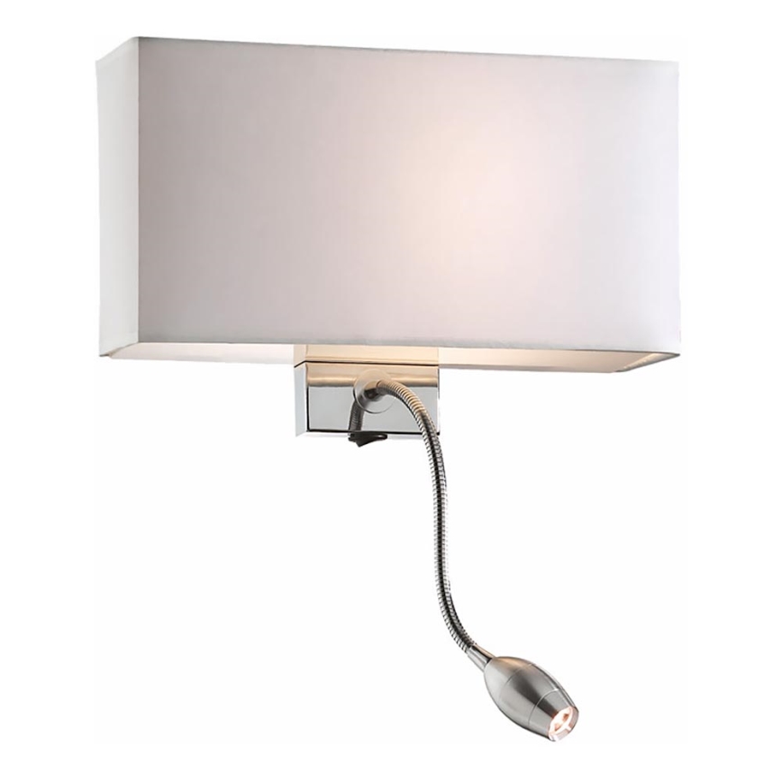 Ideal Lux - LED elastyczna lampa ścienna HOTEL 1xE27/60W + LED/1,5W/230V