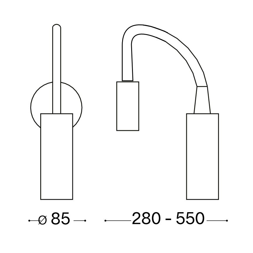 Ideal Lux - LED Elastyczna lampka FOCUS LED/3,5W/230V CRI 90 biały