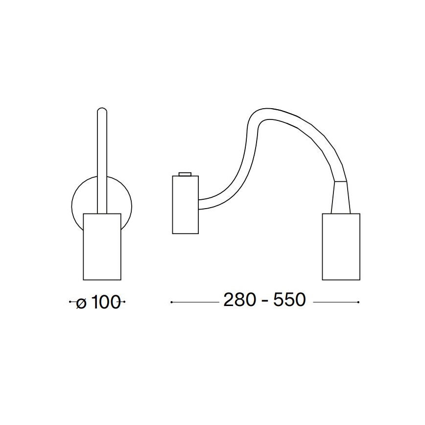 Ideal Lux - LED Elastyczna lampka FOCUS LED/4W/230V CRI 90 biały