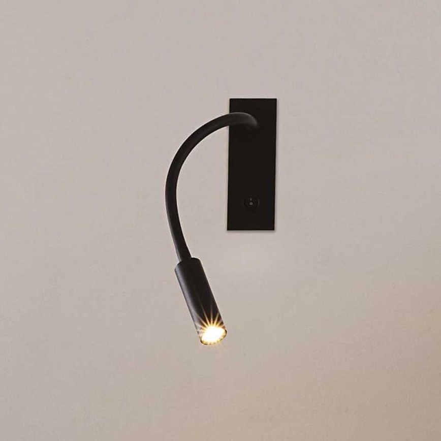 Ideal Lux - LED Elastyczna lampka IO LED/3W/230V CRI 90 czarny