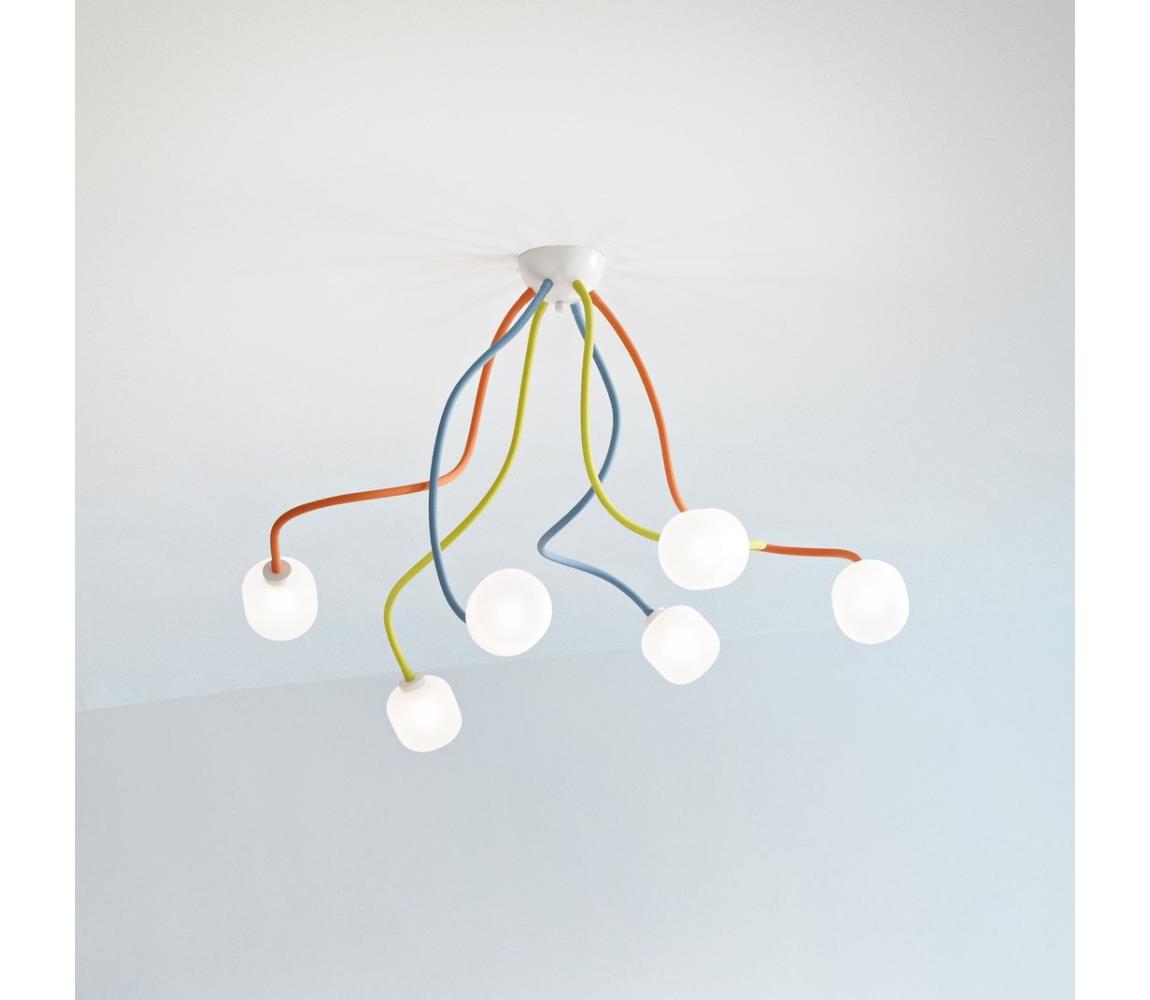 Ideal Lux - LED Elastyczna Żyrandol natynkowy OCTOPUS 6xG9/3W/230V kolorowa